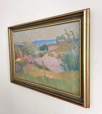 Windy spring countryside 30.5" x 21.5"
