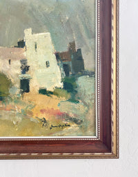 Expressionist desert home 32" x 26"