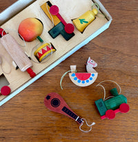 1970's Erzebirge ornament set