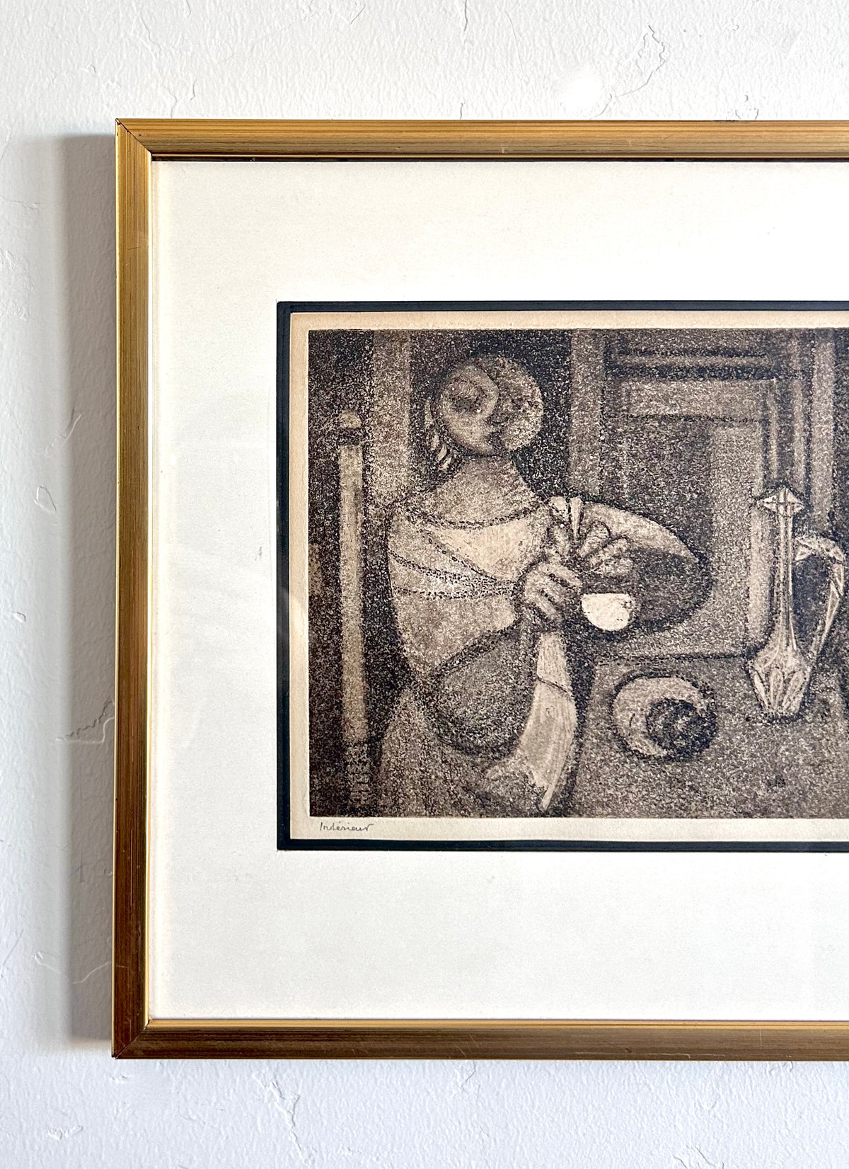 Woman in the kitchen 15" x 13.5"