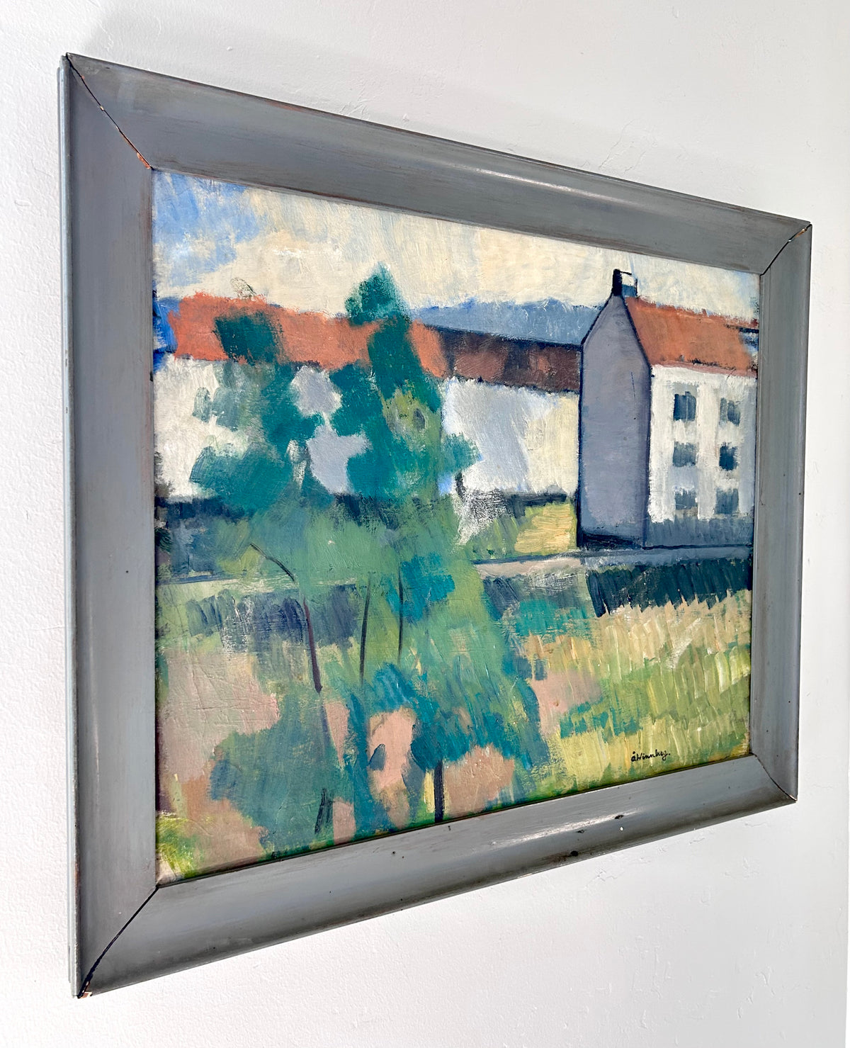 Impressionist farmhouse 26” x 21.5”
