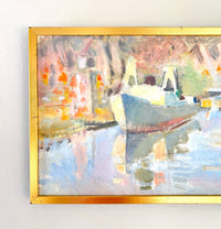 Soft gestural boat 17.5" x 12.5"
