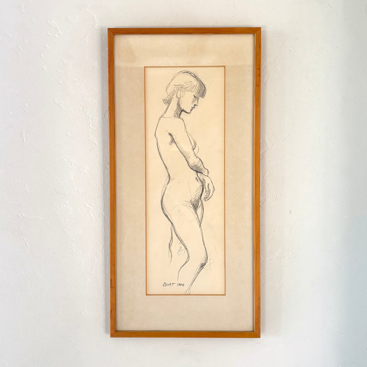 Nude drawing 10” x 20”