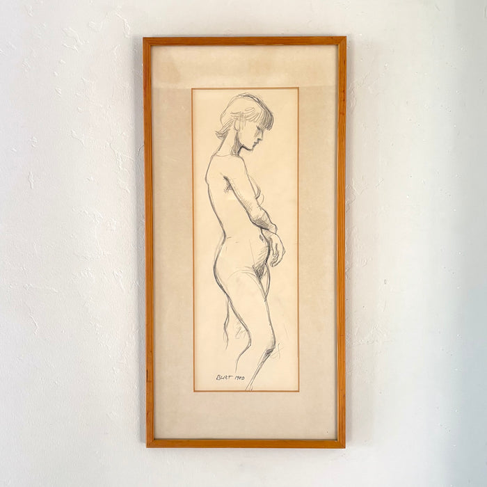 Nude drawing 10” x 20”