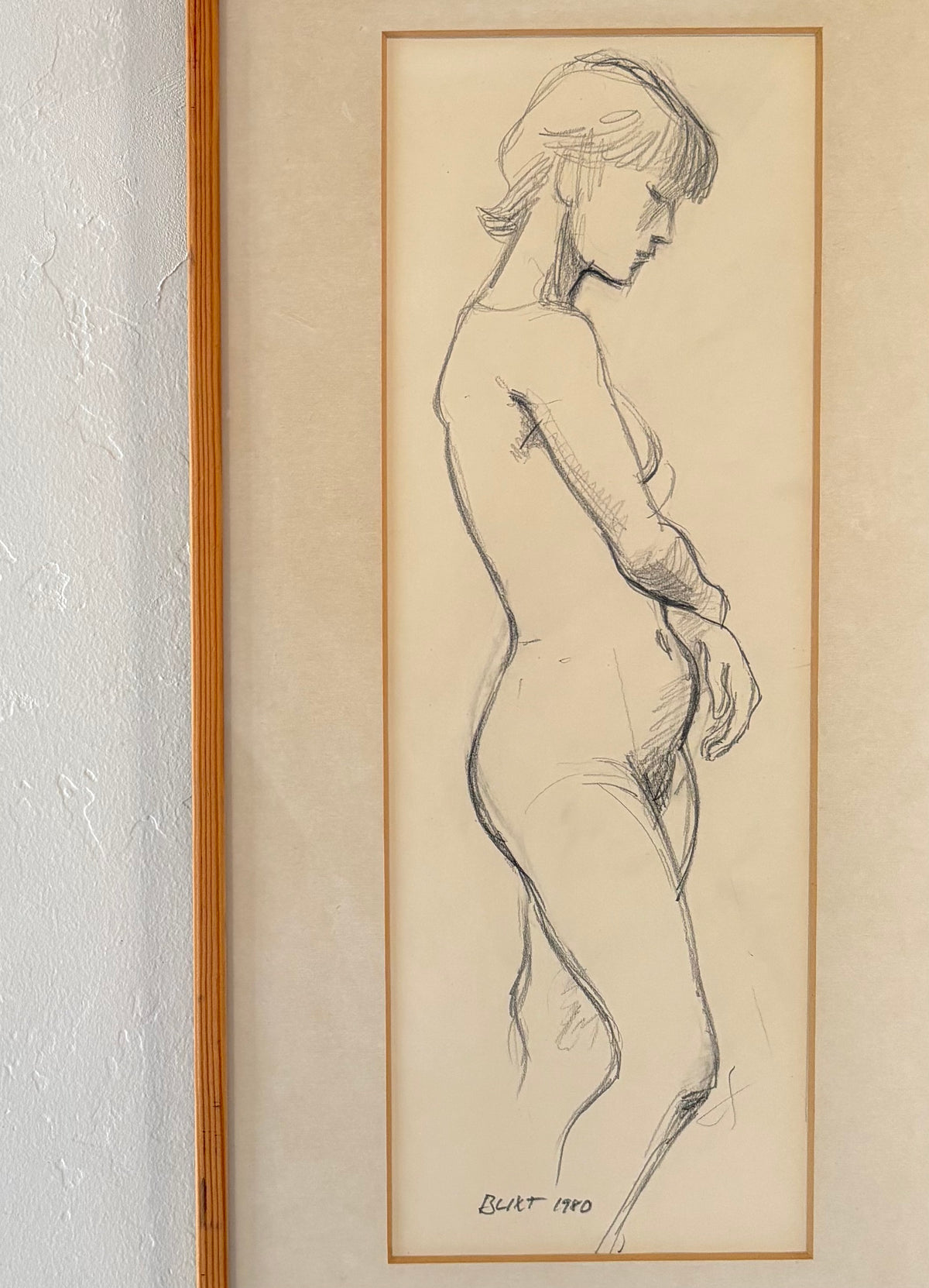 Nude drawing 10” x 20”