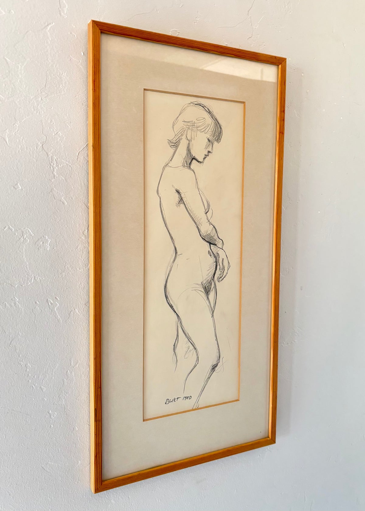 Nude drawing 10” x 20”