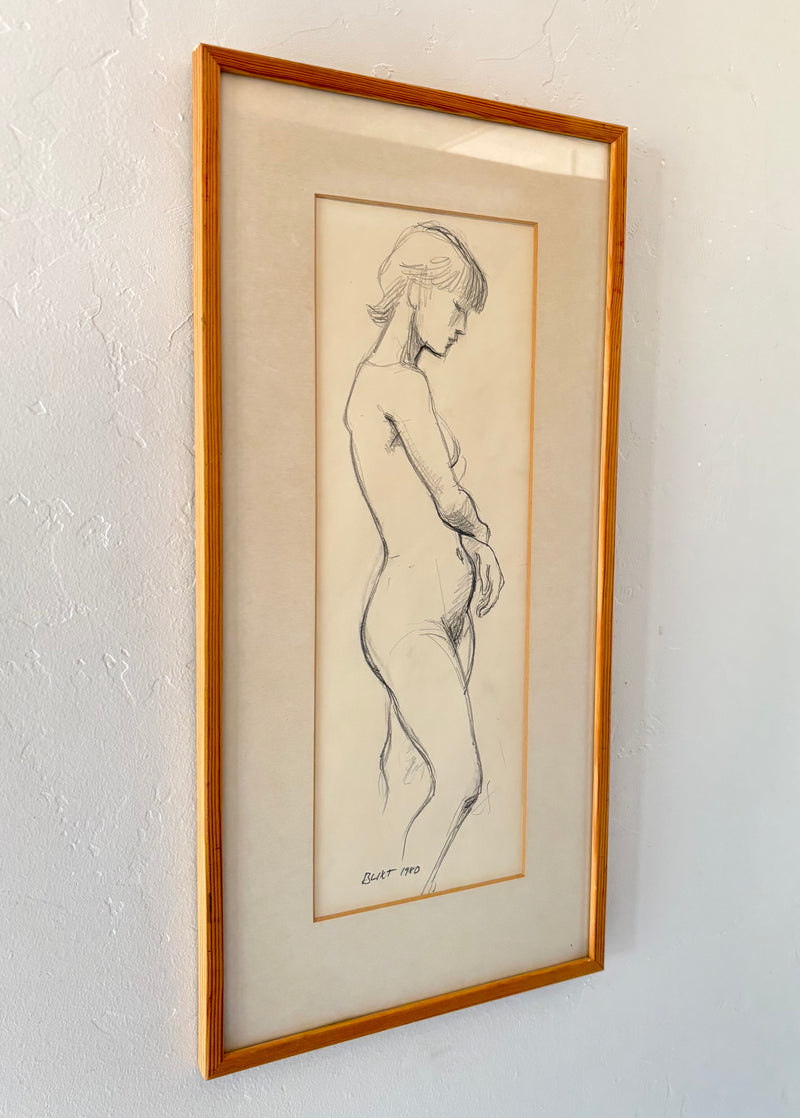 Nude drawing 10” x 20”