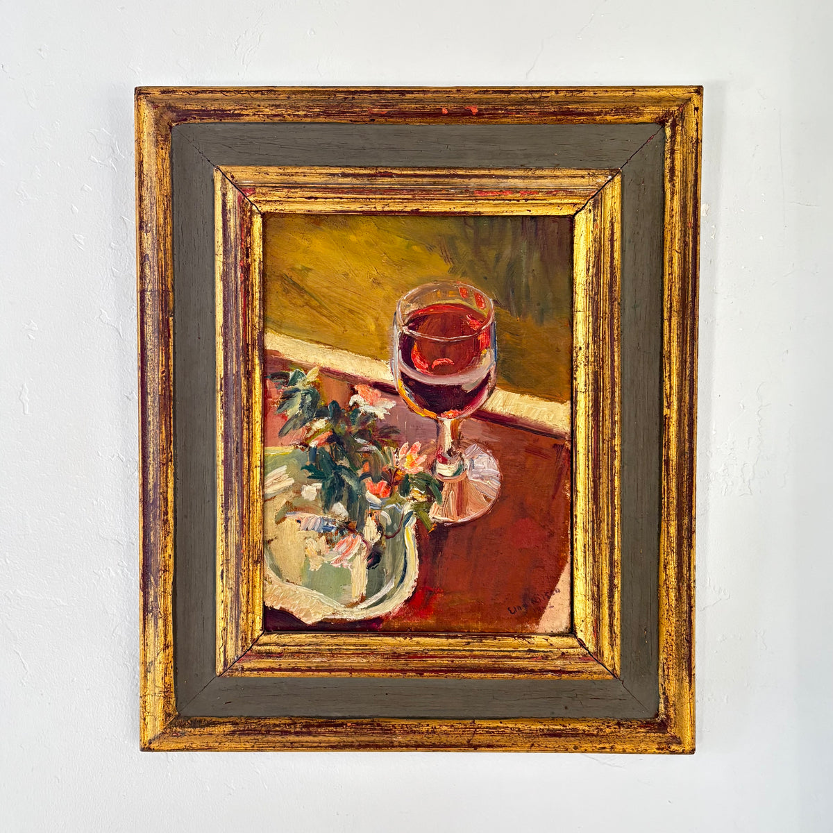1942 Glass of wine 14.5” x 17”