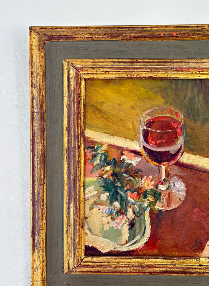 1942 Glass of wine 14.5” x 17”