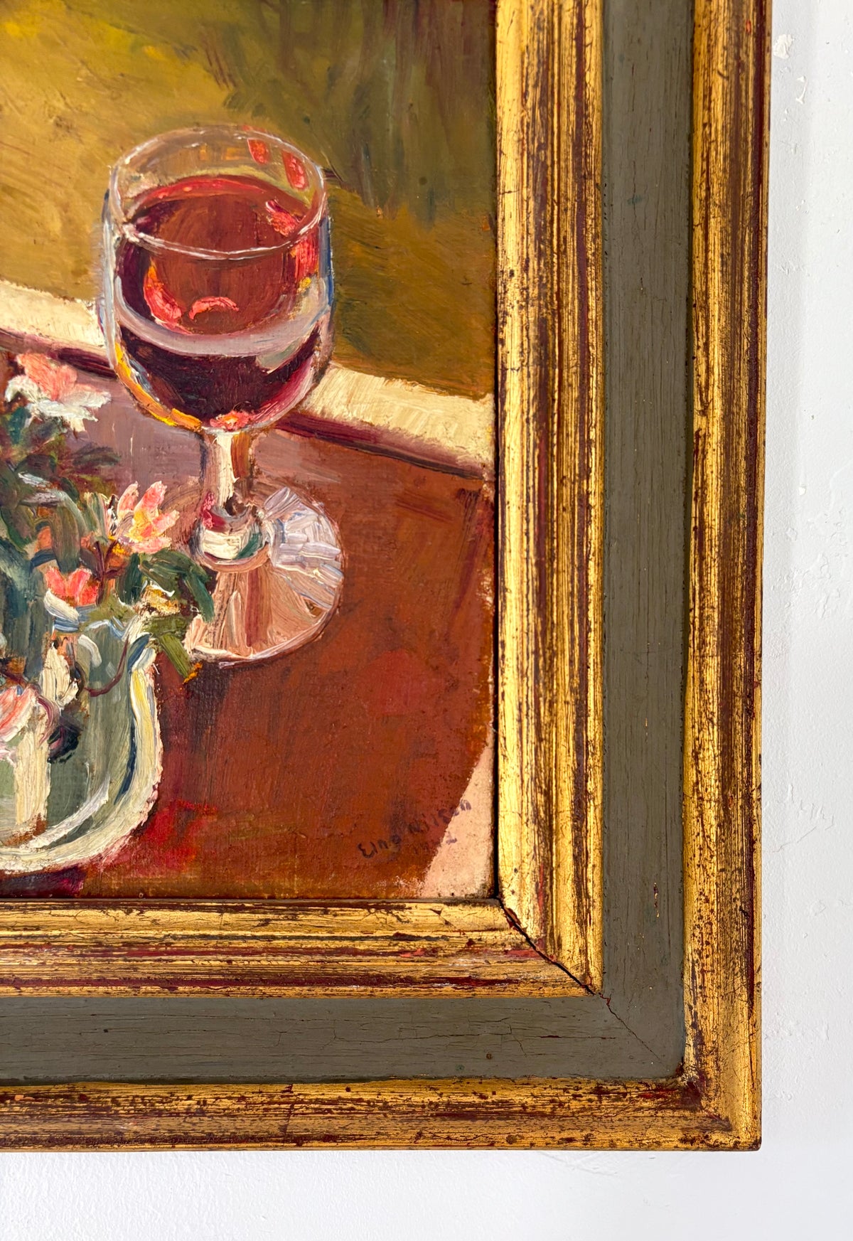 1942 Glass of wine 14.5” x 17”