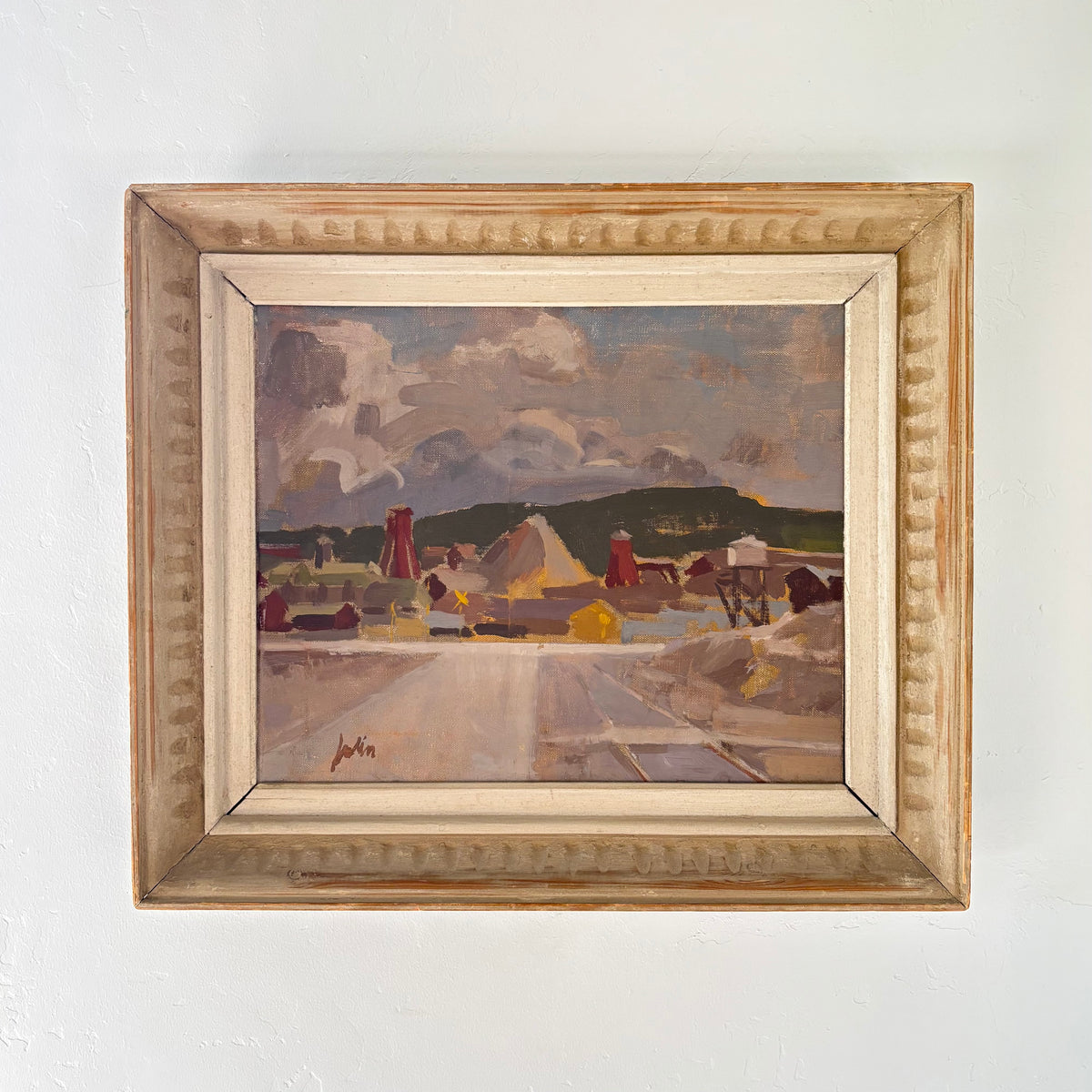 Mid century mill 24.5" x 21"