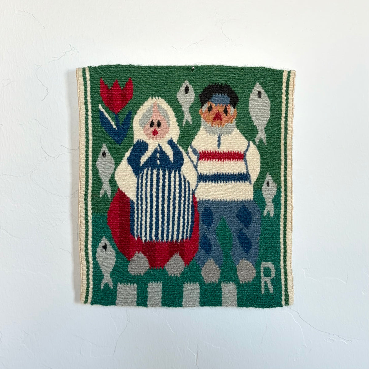 Flemish fisherman weaving