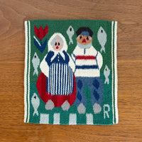 Flemish fisherman weaving