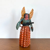 Guatemalan carved wood angel