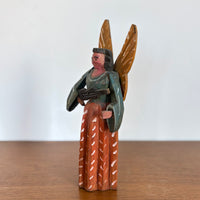 Guatemalan carved wood angel