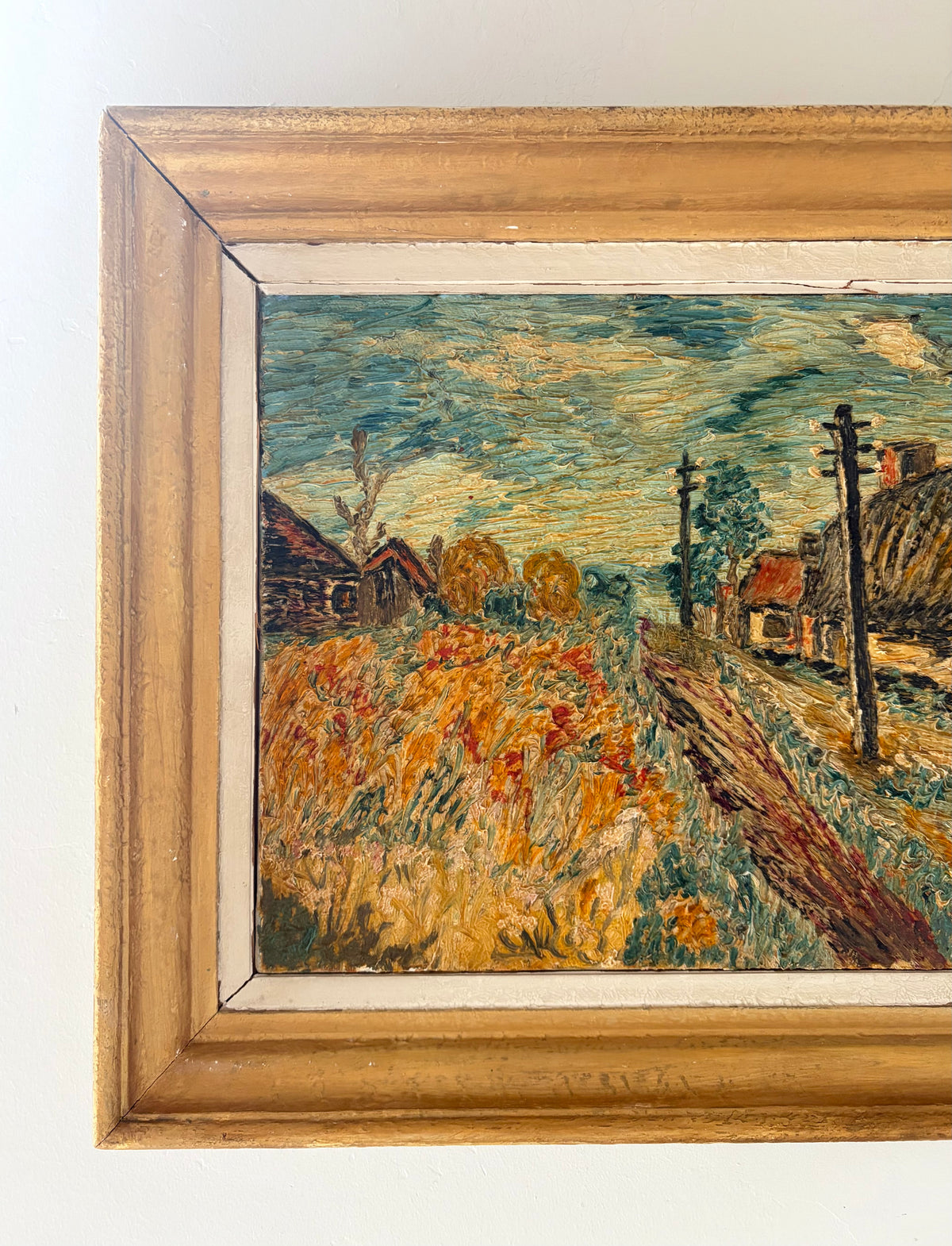 Van Gogh inspired landscape 21.5” x 18.5”