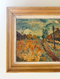 Van Gogh inspired landscape 21.5” x 18.5”