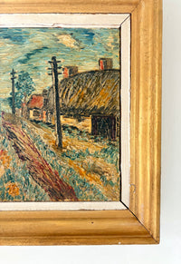 Van Gogh inspired landscape 21.5” x 18.5”