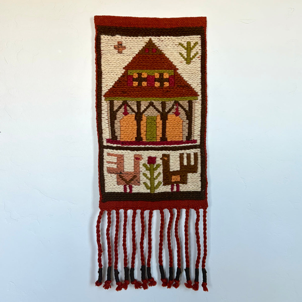 Scandinavian cabin wall hanging