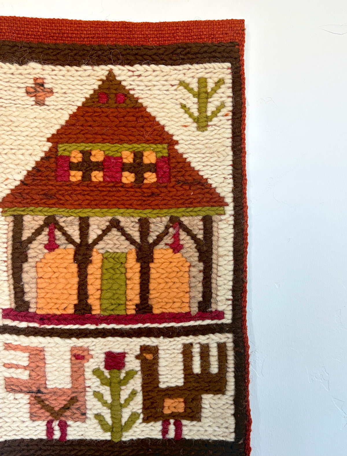 Scandinavian cabin wall hanging