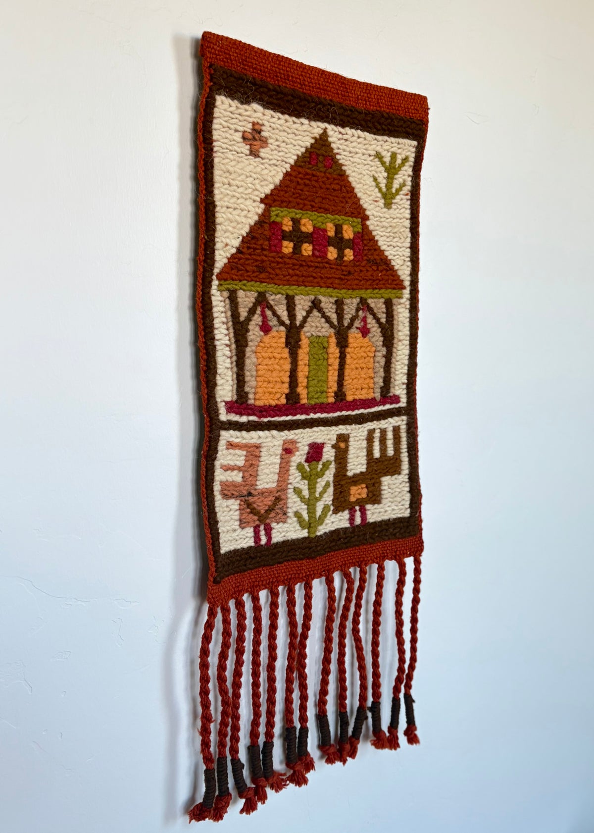 Scandinavian cabin wall hanging