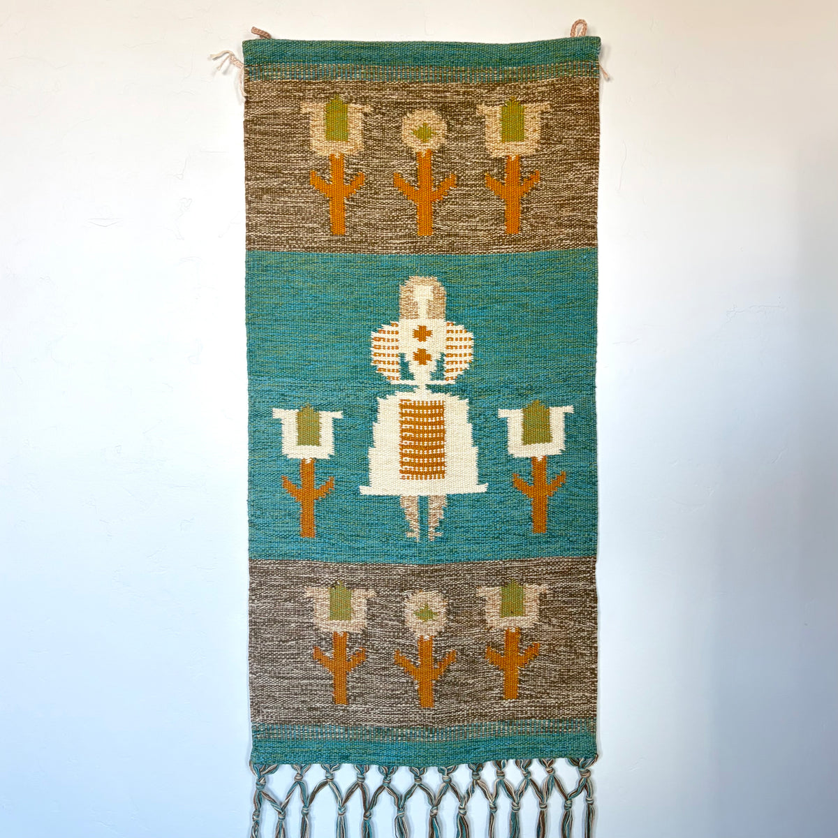 XL Danish folk wall hanging
