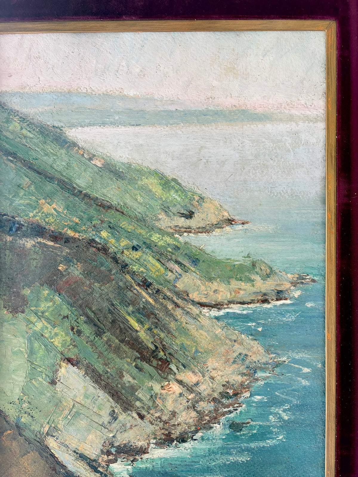European coastline 19" x 24.5"
