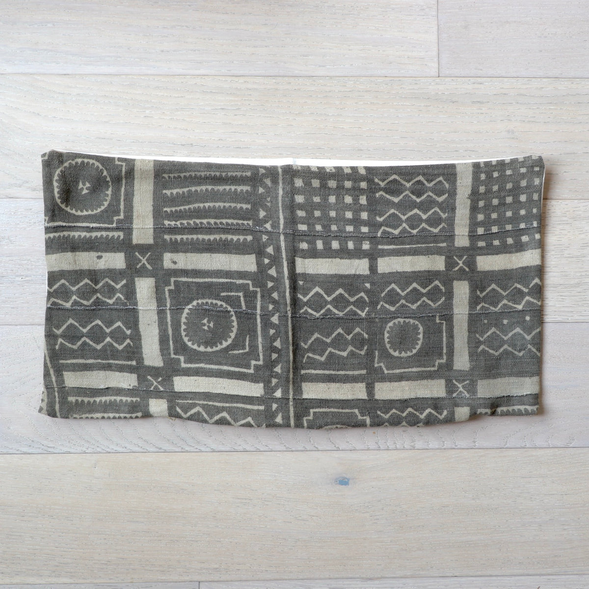 Mud cloth lumbar pillows