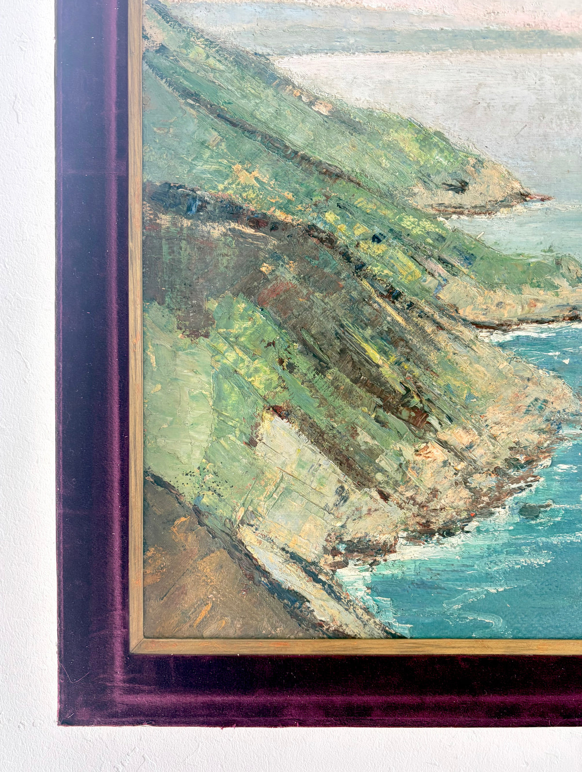 European coastline 19" x 24.5"