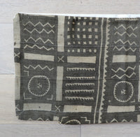 Mud cloth lumbar pillows