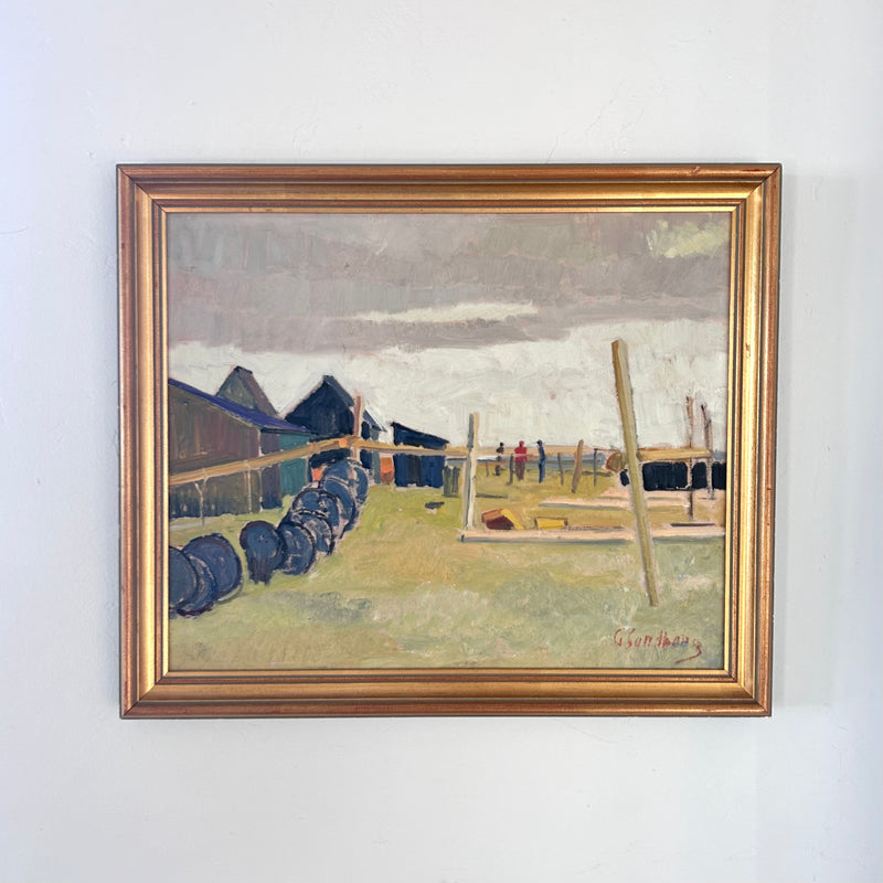 Backyard in Sweden 20.5” x 17.5”