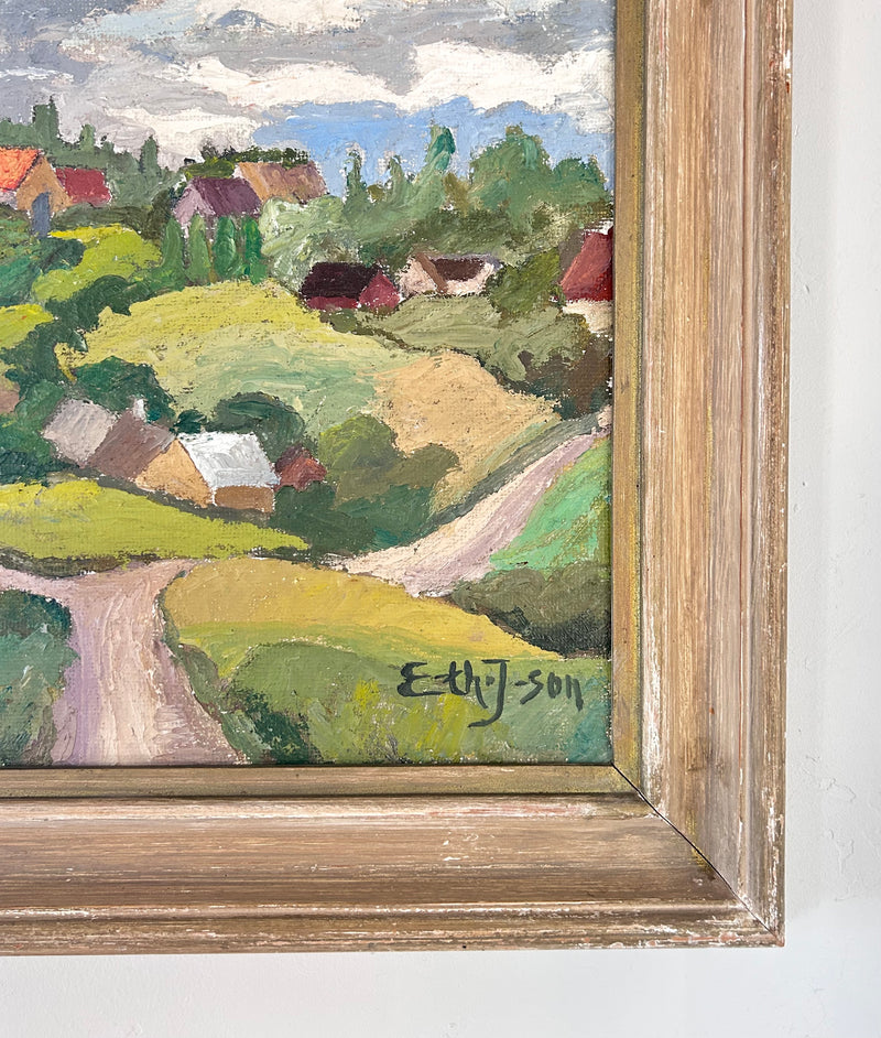 Idyllic country hills 23.5” x 20.5”
