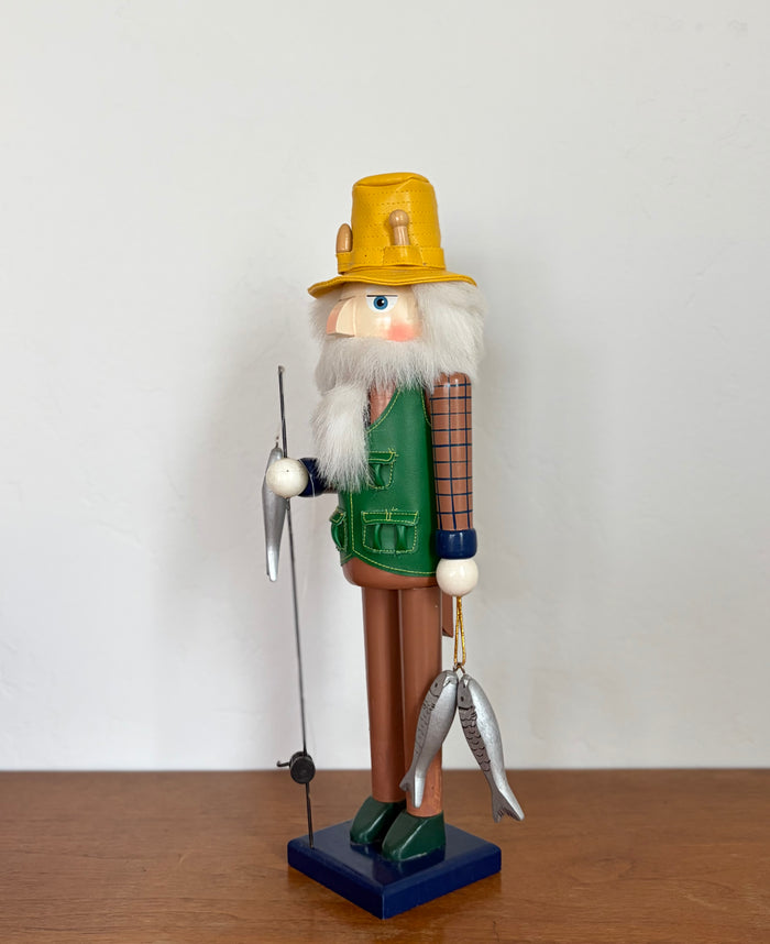 Fisherman nutcracker