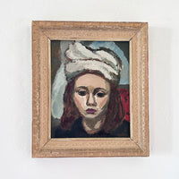 1942 French girl 11.5” x 13.5”