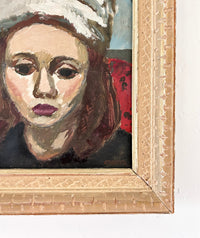 1942 French girl 11.5” x 13.5”