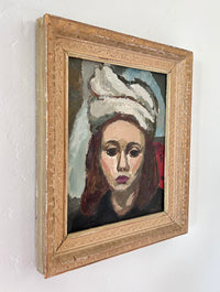 1942 French girl 11.5” x 13.5”