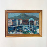 Yacht club in Nice 25.5” x 18.5”