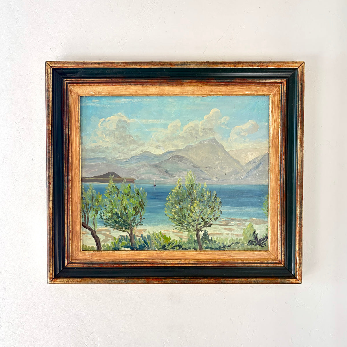 Mountain seascape 23.5” x 20.5”
