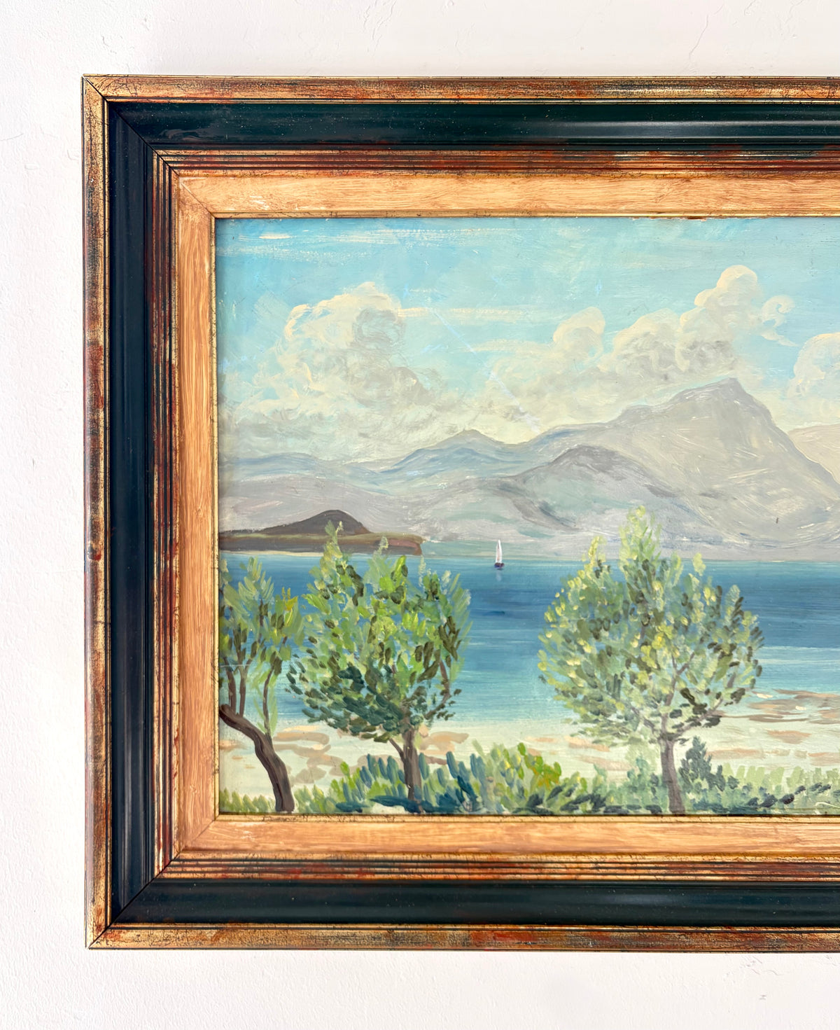 Mountain seascape 23.5” x 20.5”