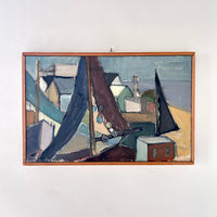 Color blocked shore 20.5” x 13.5"