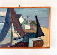 Color blocked shore 20.5” x 13.5"