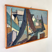 Color blocked shore 20.5” x 13.5"