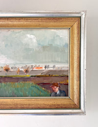 Walking by the field 18.5” x 14.5”