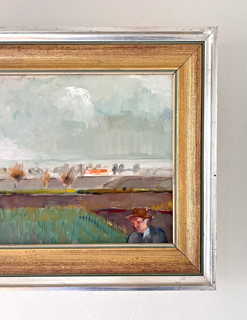 Walking by the field 18.5” x 14.5”