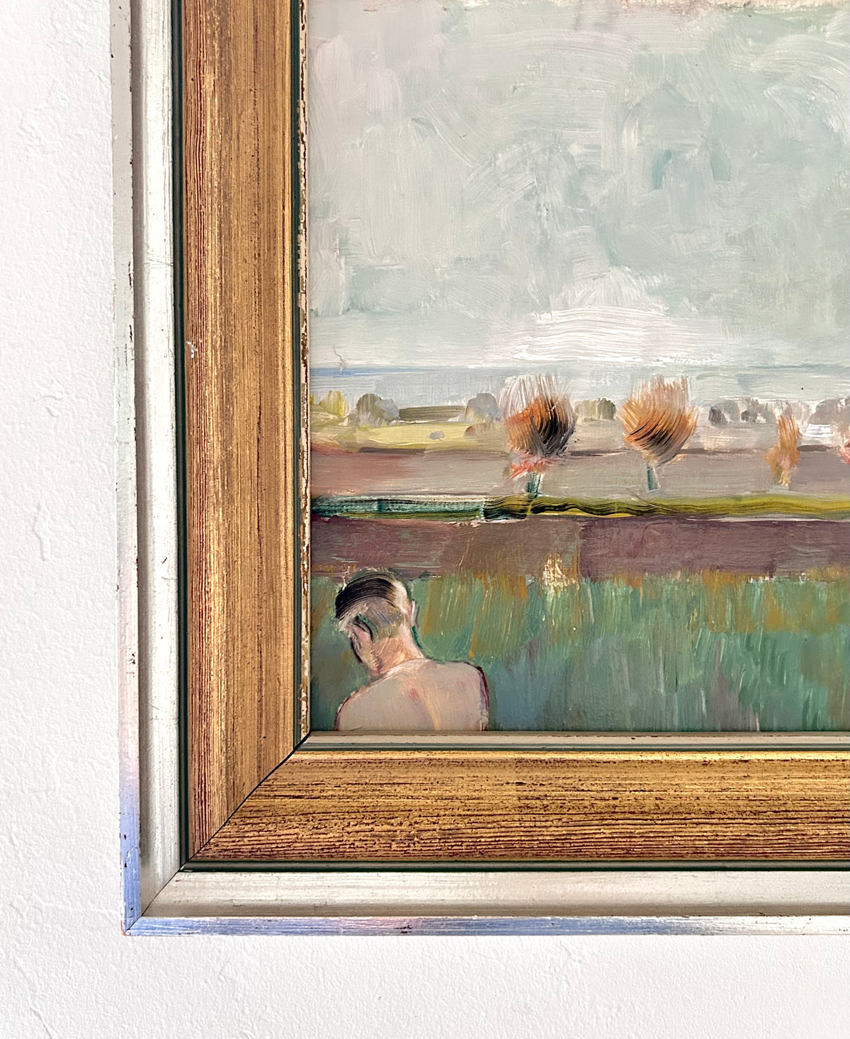 Walking by the field 18.5” x 14.5”