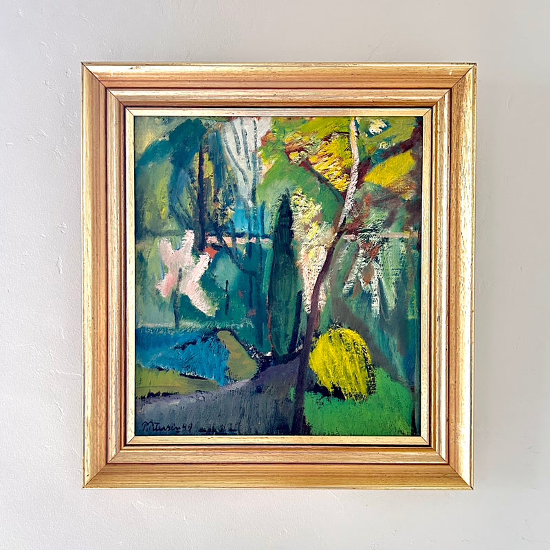 Abstract spring landscape 18” x 20"