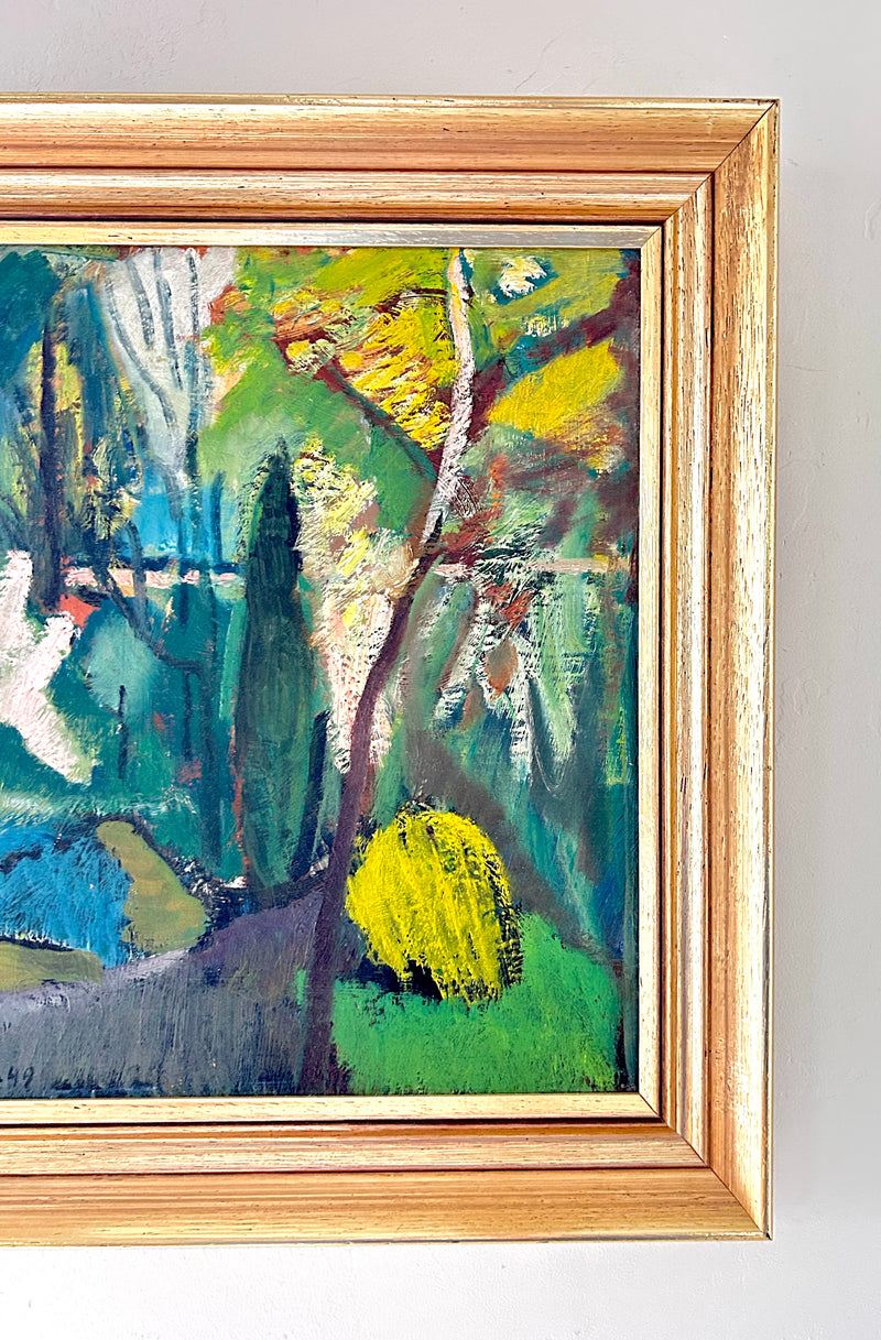 Abstract spring landscape 18” x 20"