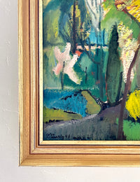 Abstract spring landscape 18” x 20"