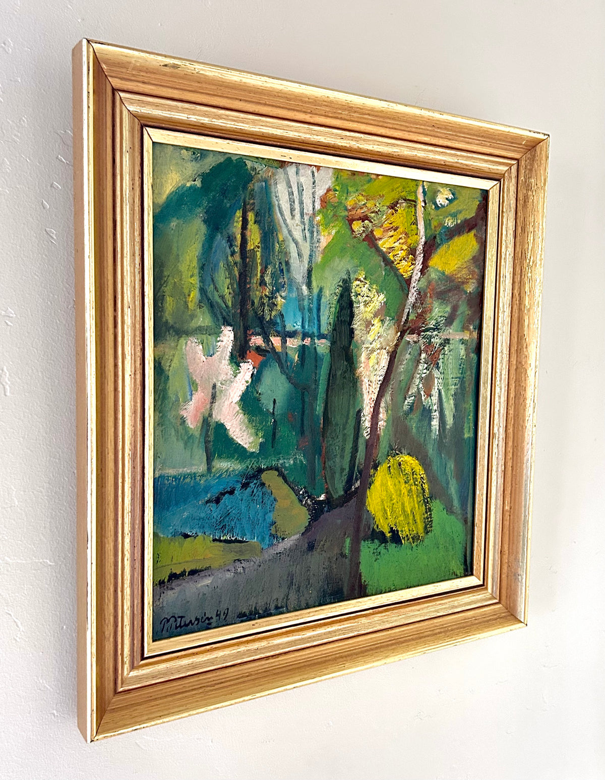 Abstract spring landscape 18” x 20"