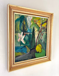 Abstract spring landscape 18” x 20"